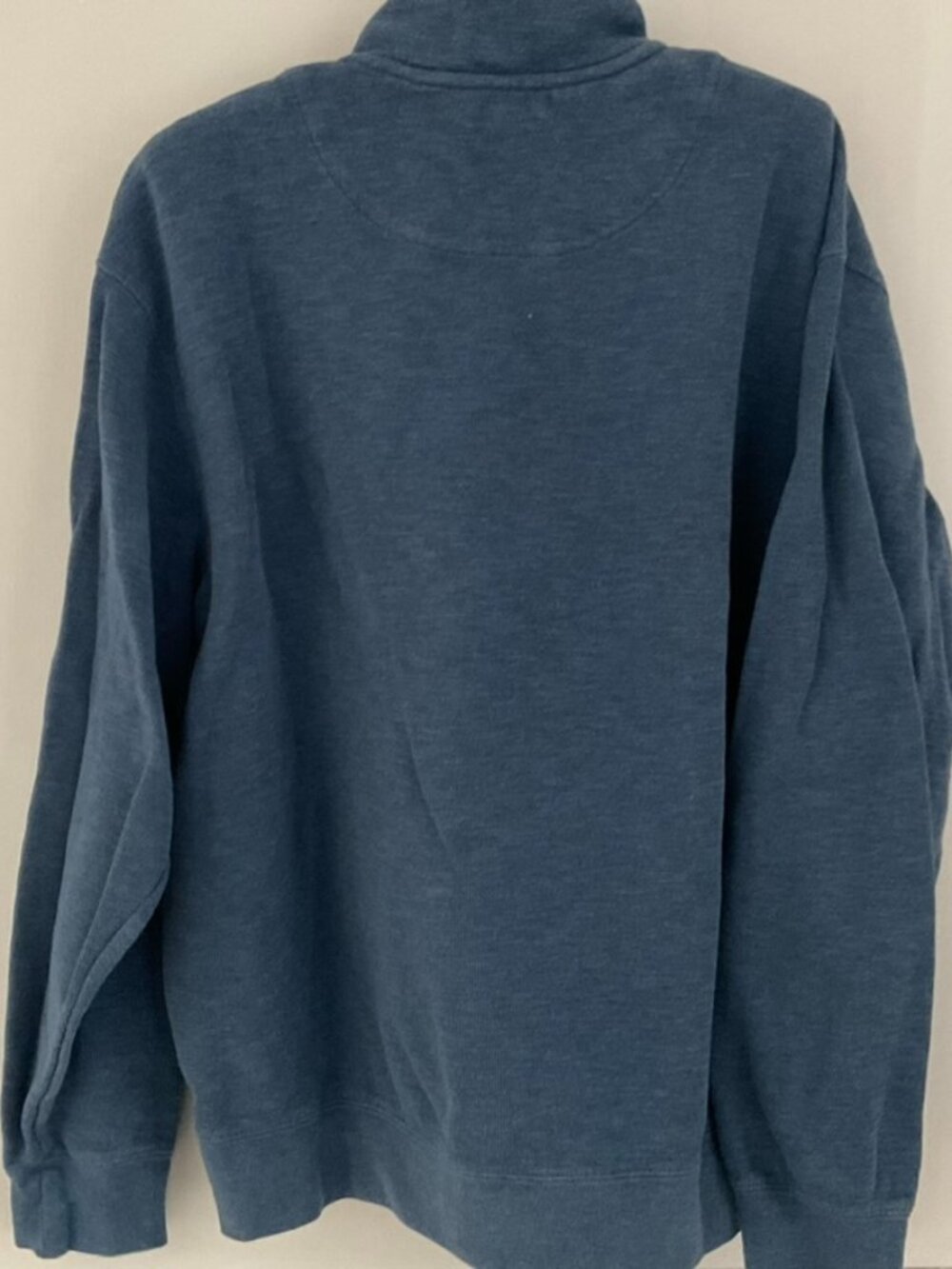 Orvis' Men's Large Half-Zip Blue Sweater Pullover - Great Condition - Picture 2 of 4